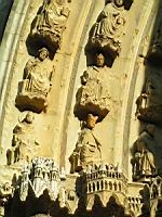 Reims - Cathedrale - Porche nord, Portail des Saints (01)